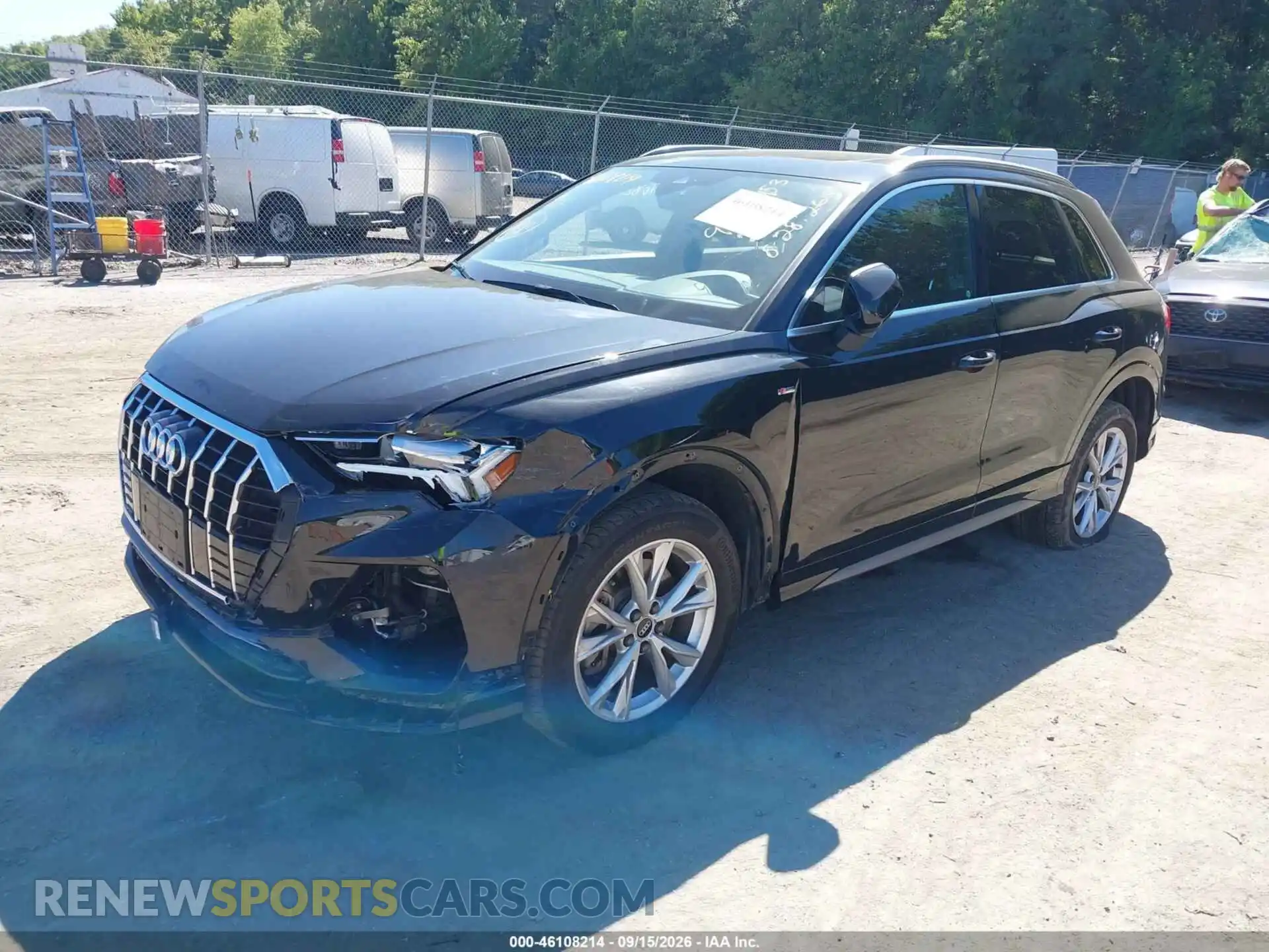 2 Фотография поврежденного автомобиля WA1EECF35M1022094 AUDI Q3 2021
