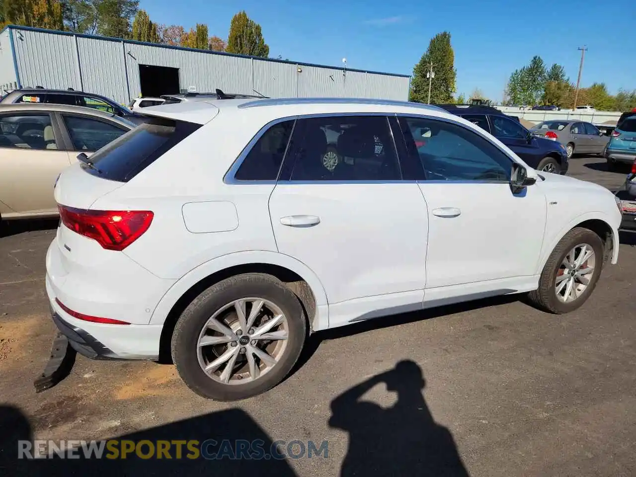 3 fotografías del automóvil dañado WA1EECF35M1048095 AUDI Q3 2021