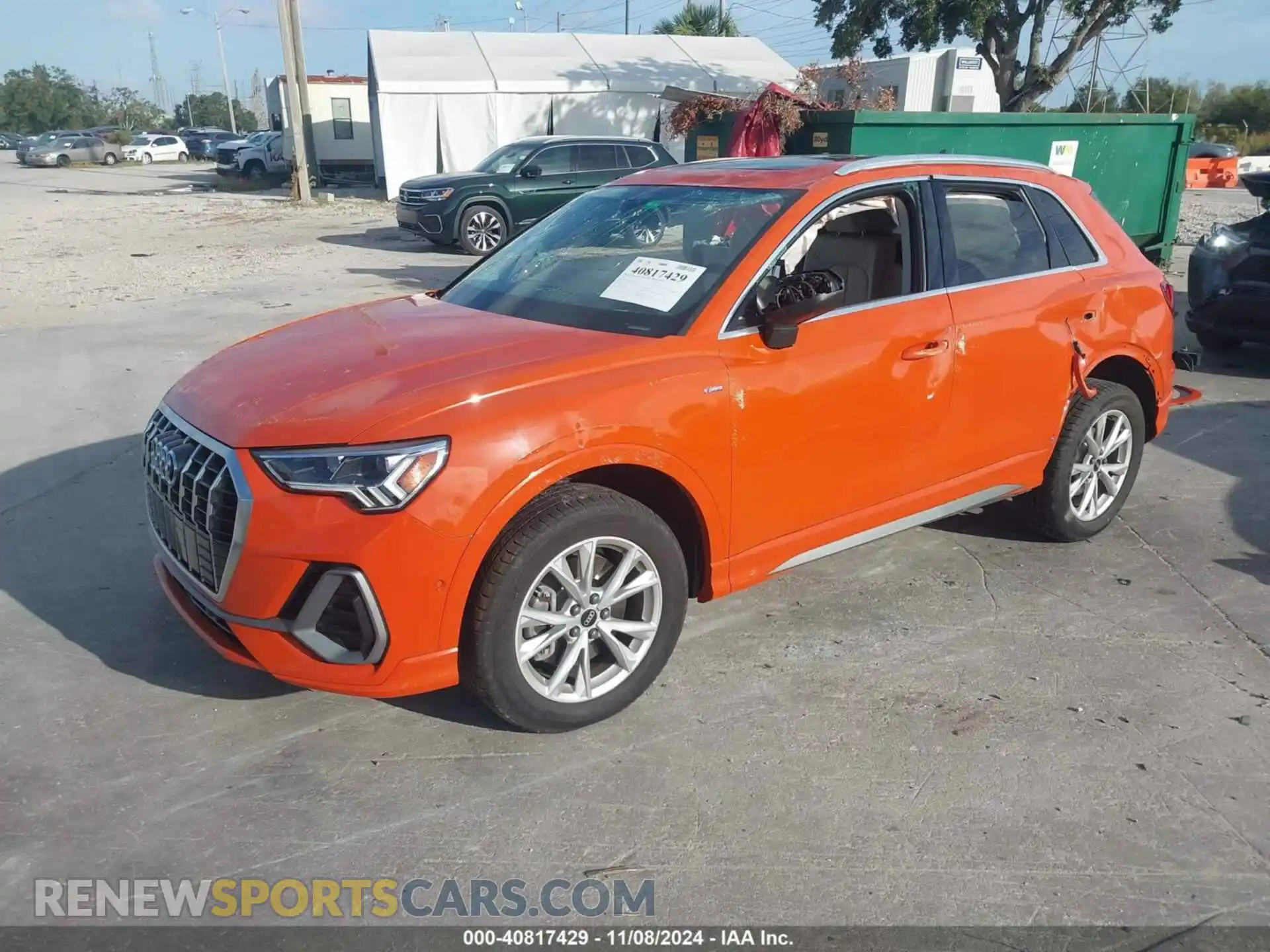 2 Photograph of a damaged car WA1EECF36M1100673 AUDI Q3 2021