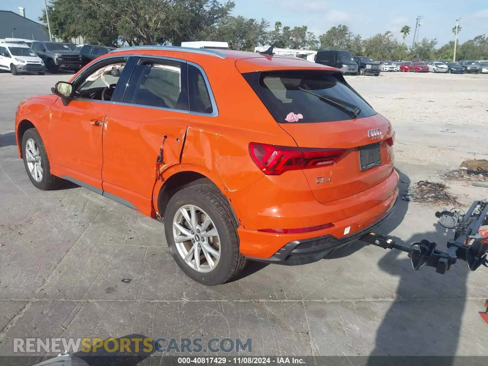 3 Photograph of a damaged car WA1EECF36M1100673 AUDI Q3 2021