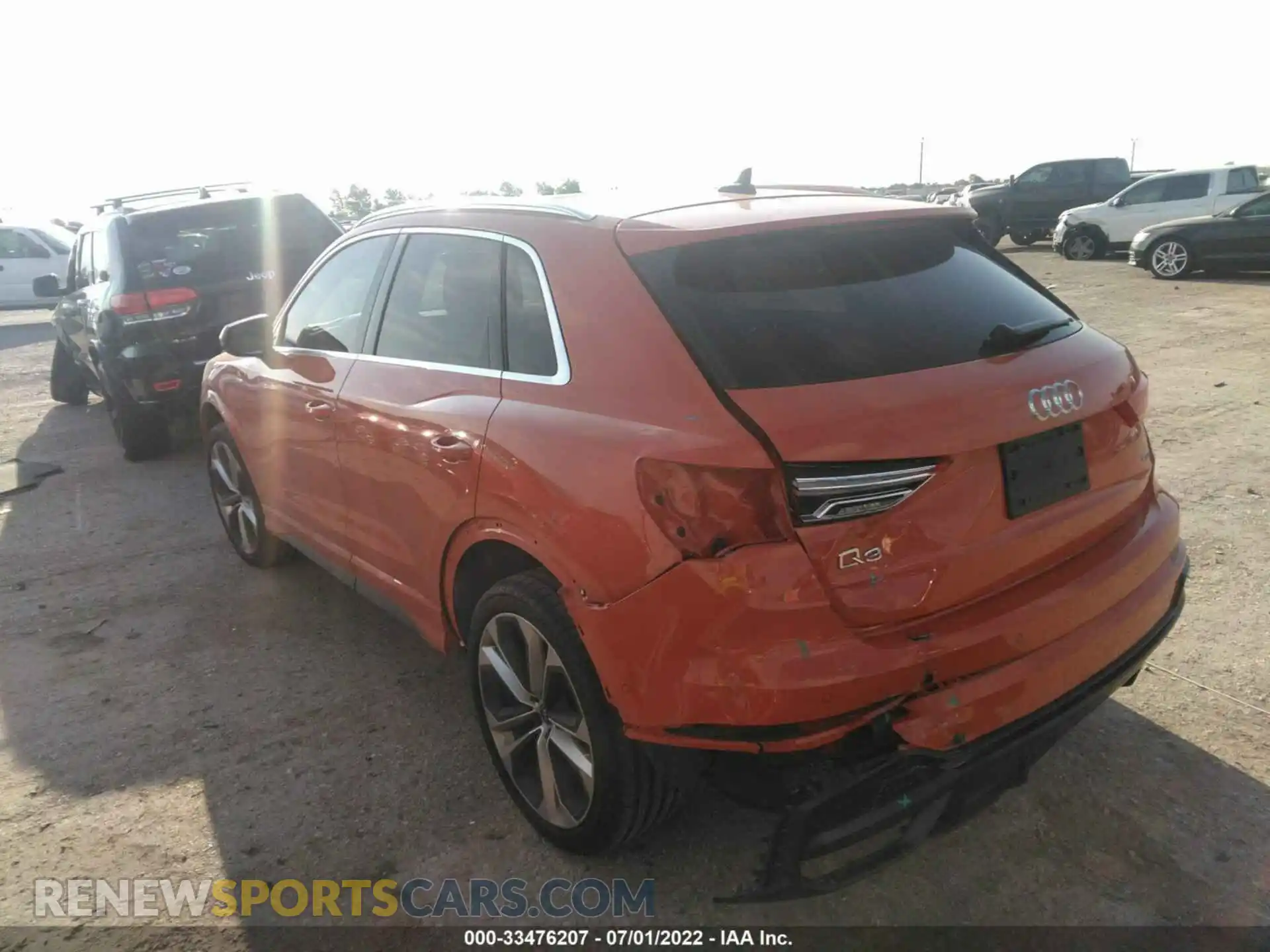 3 Photograph of a damaged car WA1EECF36M1111494 AUDI Q3 2021