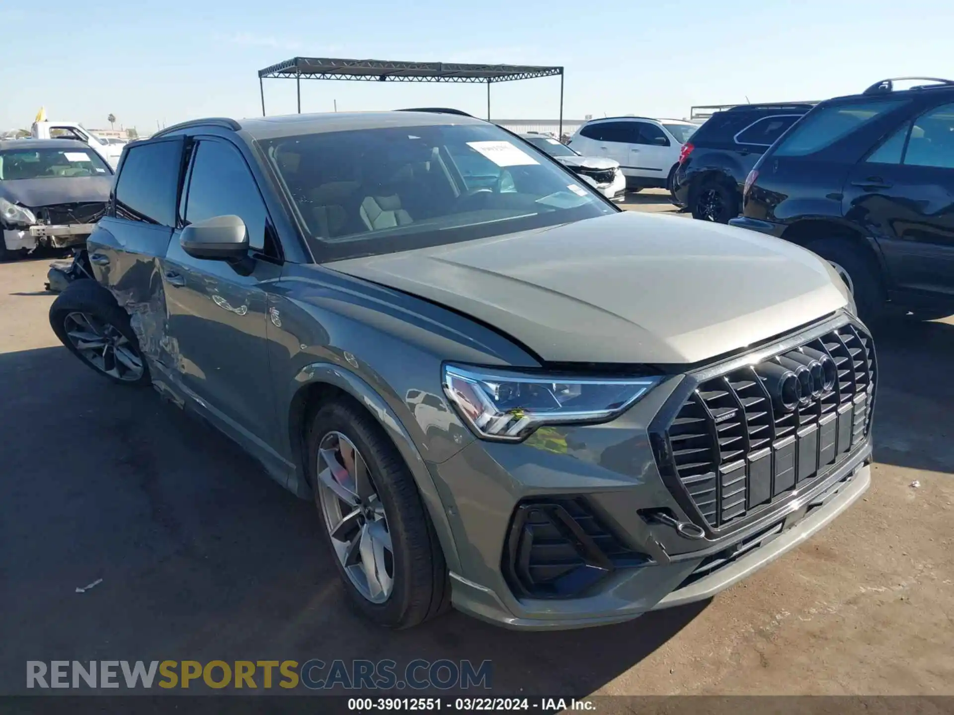 1 fotografías del automóvil dañado WA1EECF36M1127629 AUDI Q3 2021