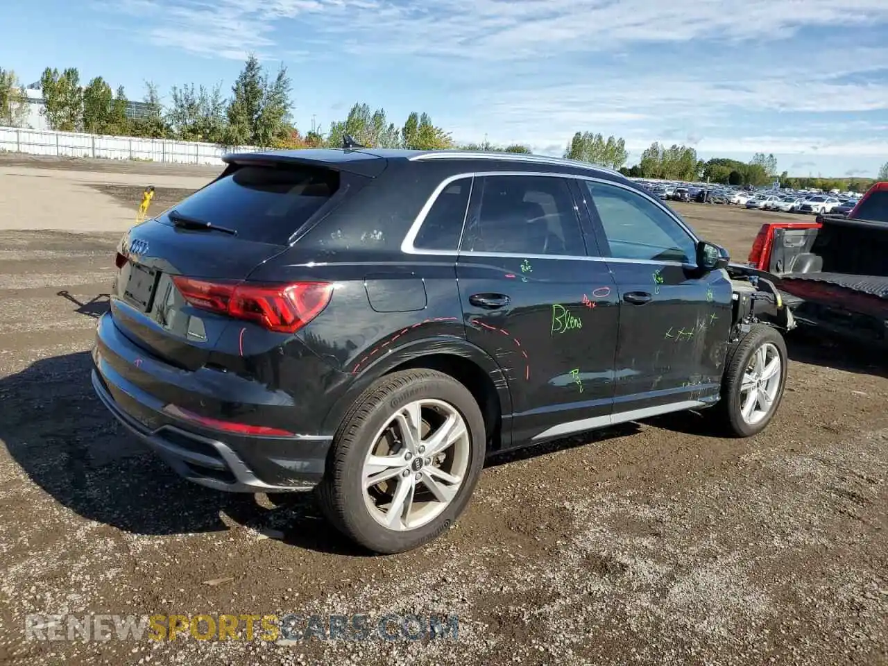 3 Photograph of a damaged car WA1EECF36M1155057 AUDI Q3 2021