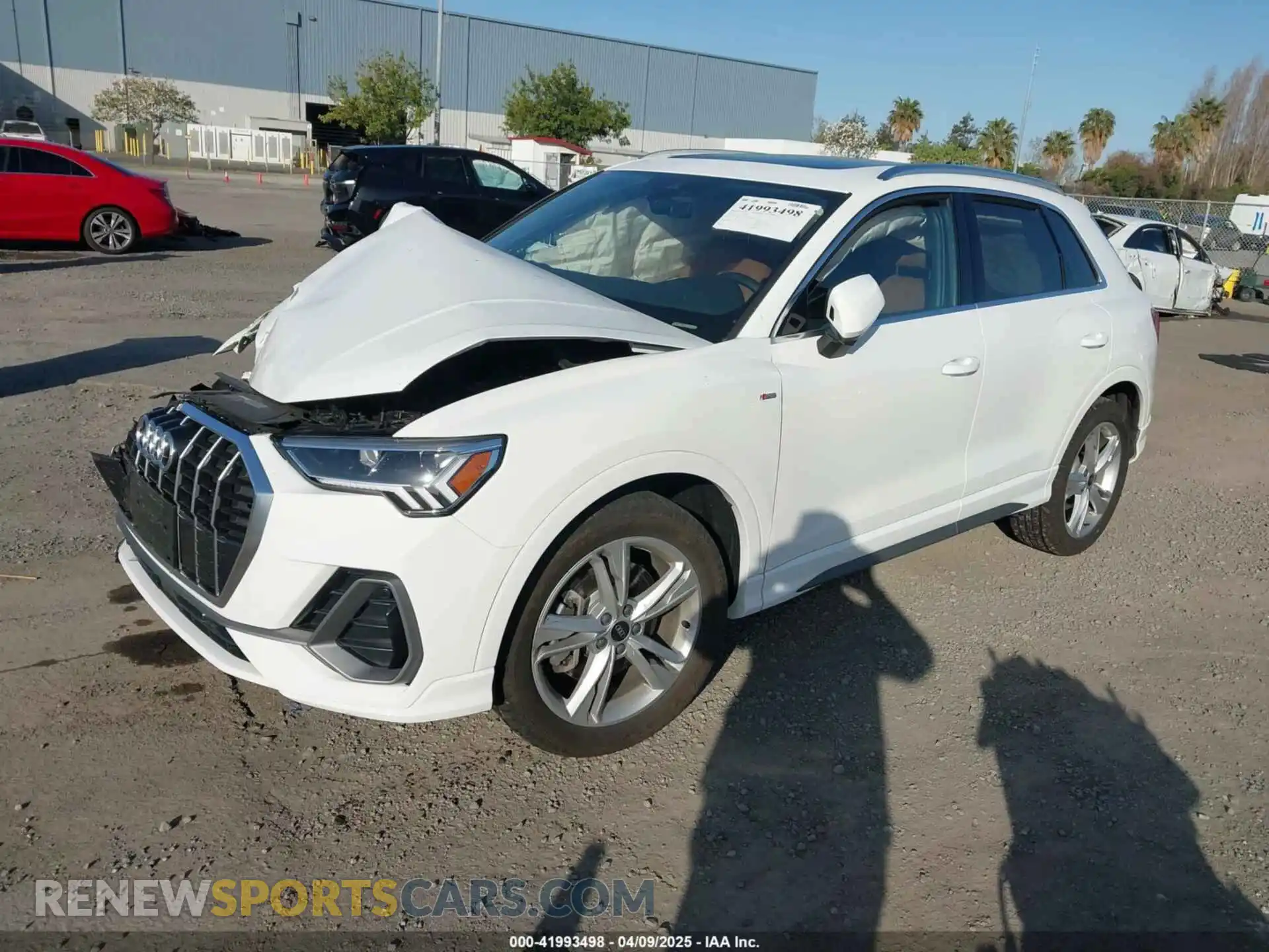 2 Photograph of a damaged car WA1EECF37M1044601 AUDI Q3 2021