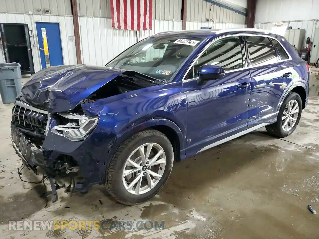 1 Photograph of a damaged car WA1EECF38M1026642 AUDI Q3 2021