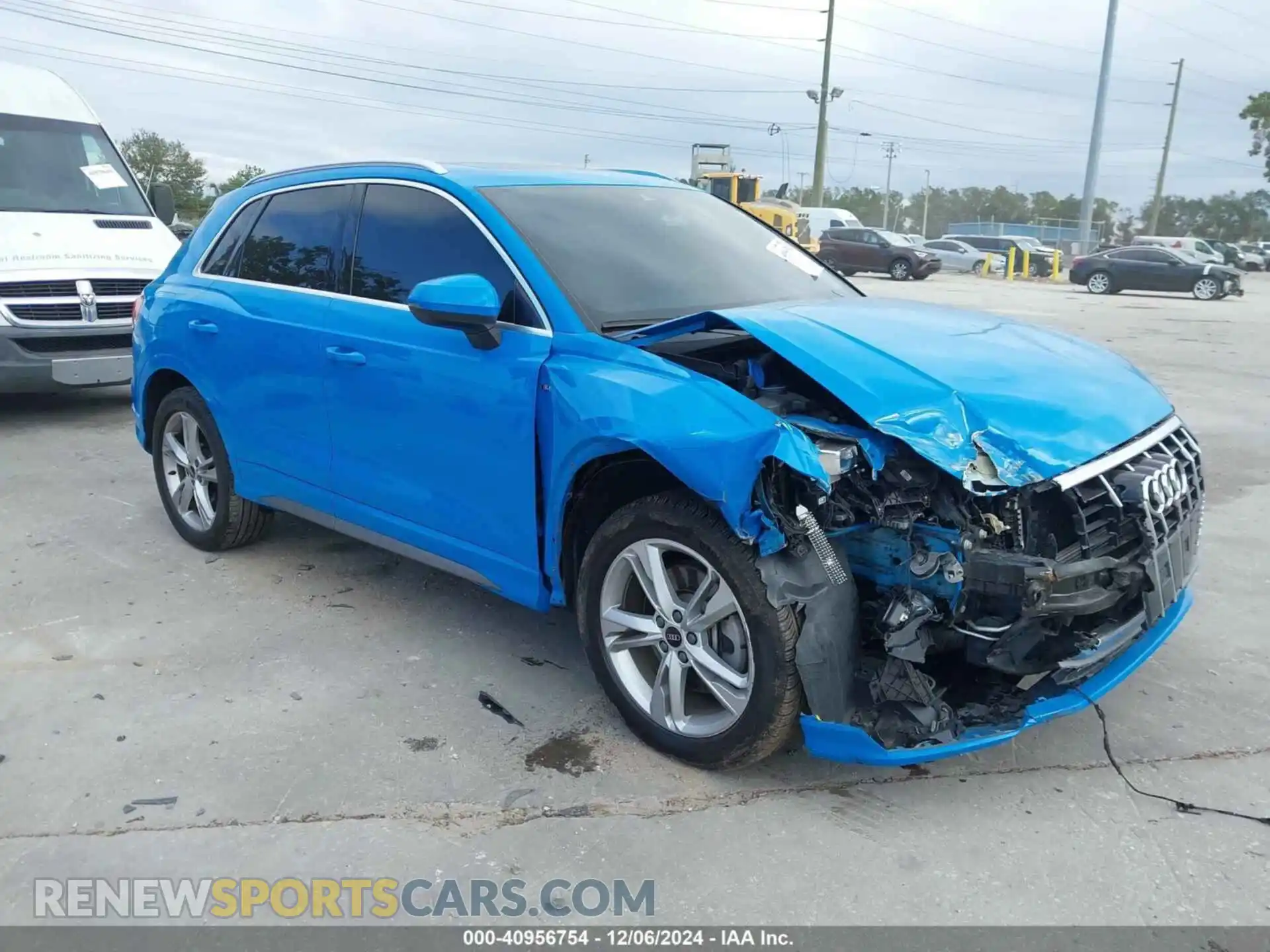 1 Photograph of a damaged car WA1EECF38M1062864 AUDI Q3 2021