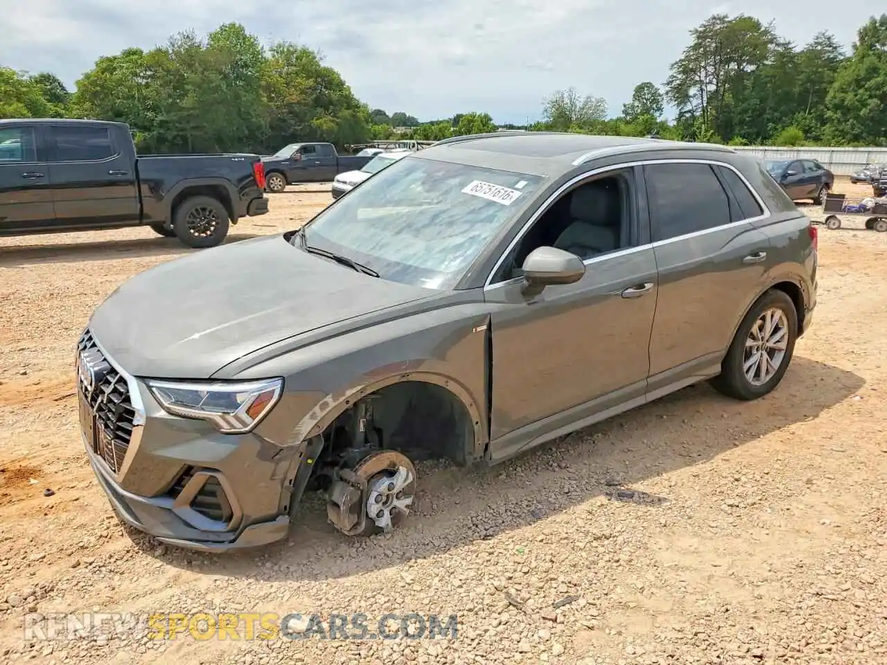 1 fotografías del automóvil dañado WA1EECF38M1152001 AUDI Q3 2021