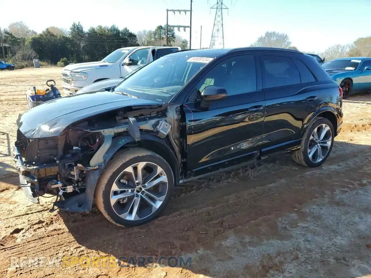 1 fotografías del automóvil dañado WA1EECF3XM1027811 AUDI Q3 2021