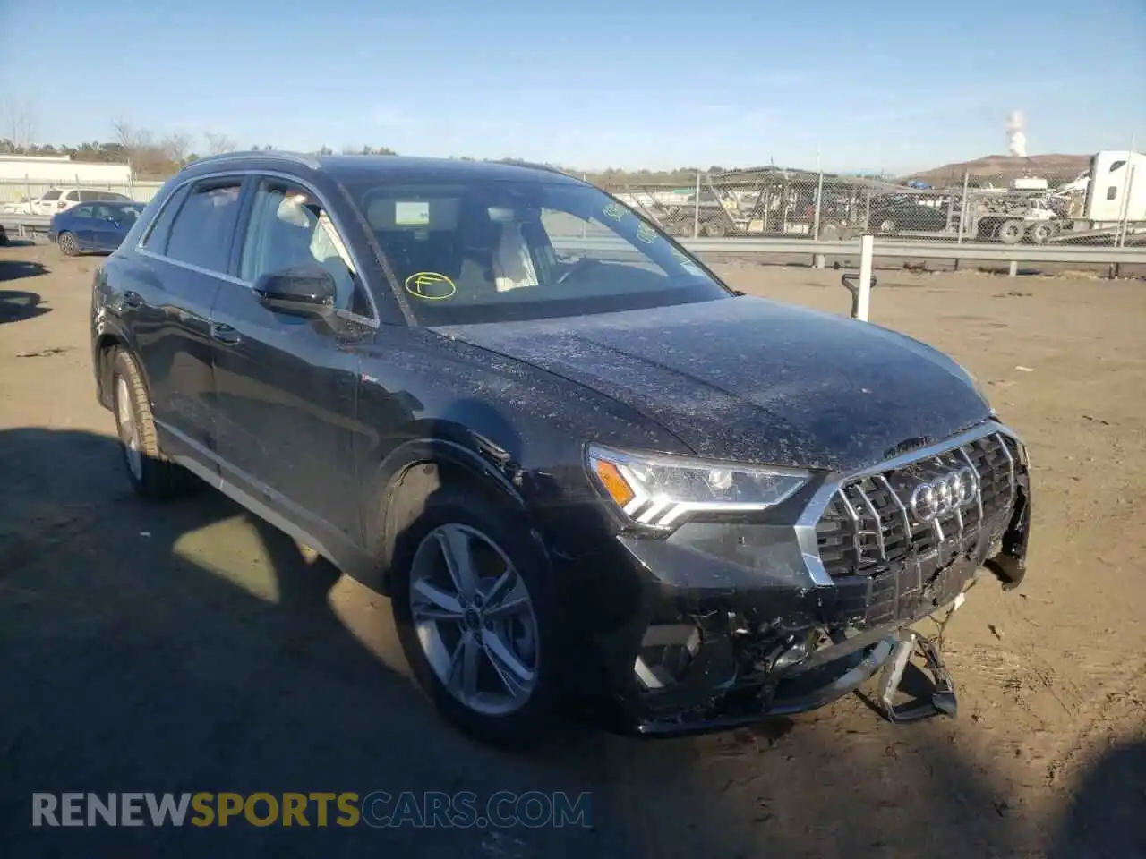 1 Photograph of a damaged car WA1EECF3XM1034340 AUDI Q3 2021