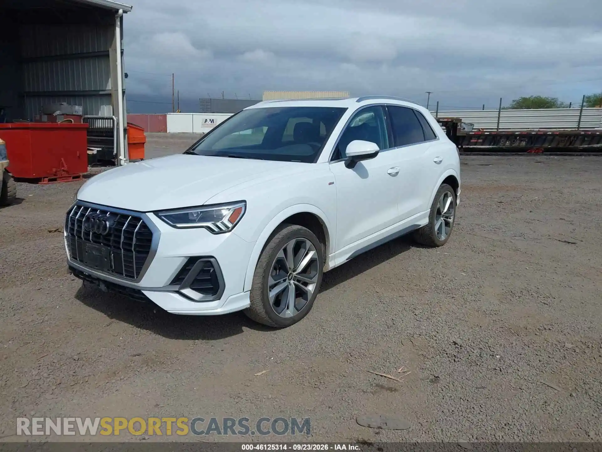 2 Photograph of a damaged car WA1EECF3XM1040851 AUDI Q3 2021