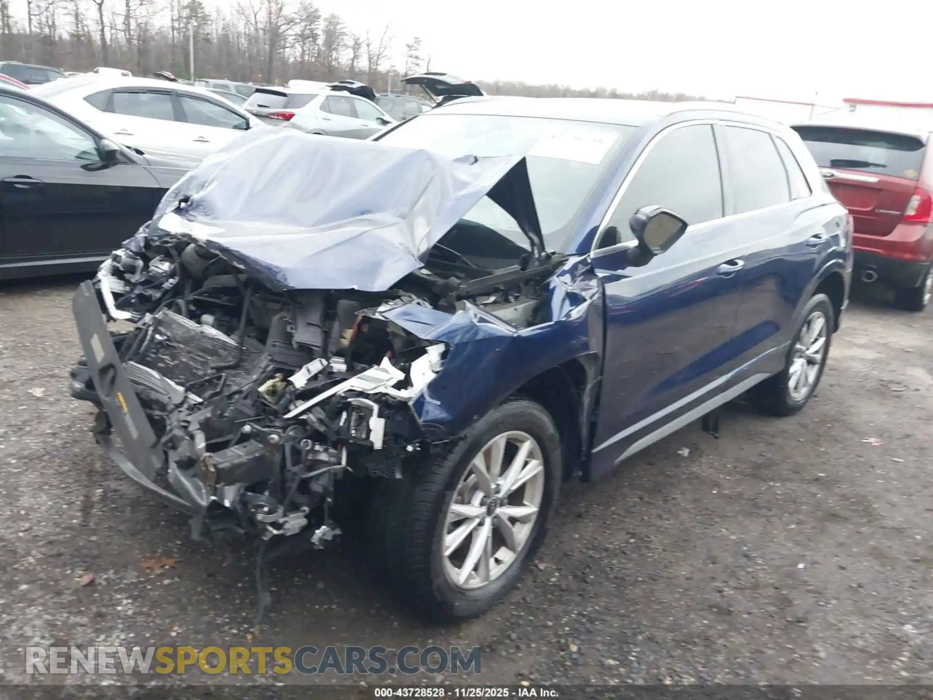 2 Фотография поврежденного автомобиля WA1EECF3XM1090794 AUDI Q3 2021