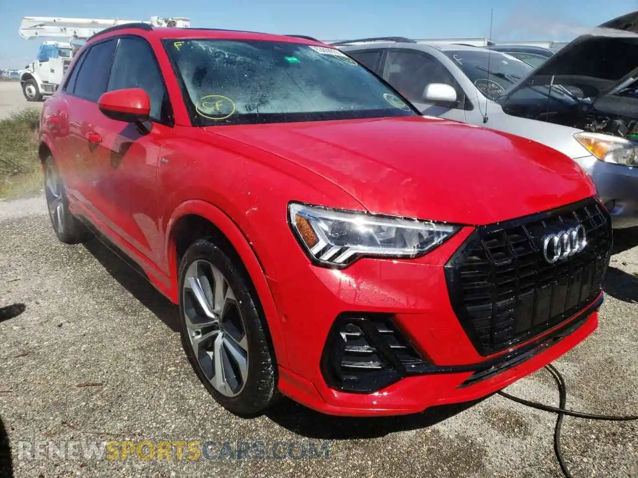1 Photograph of a damaged car WA1EECF3XM1115242 AUDI Q3 2021