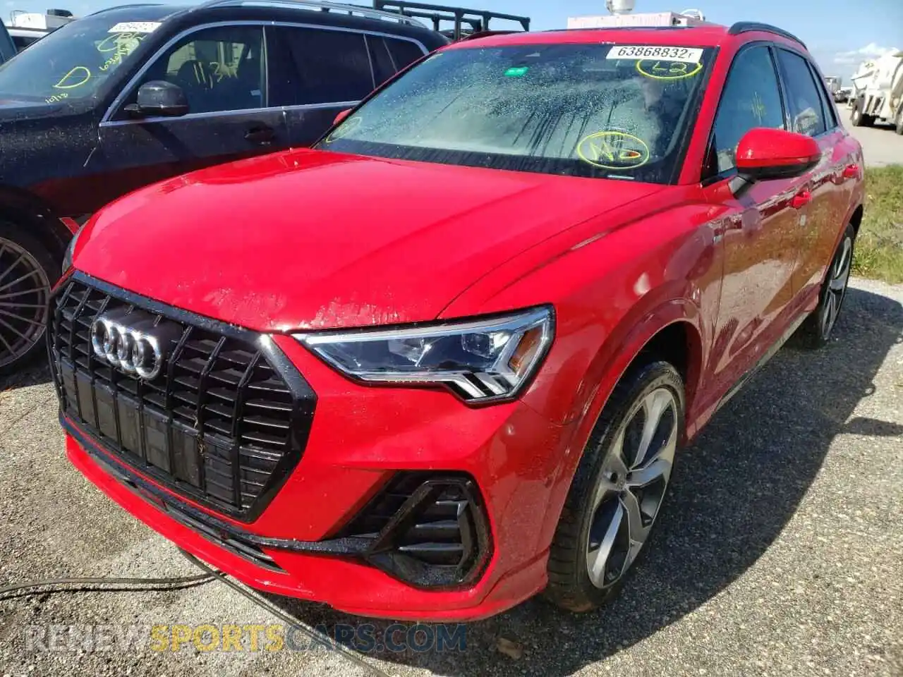 2 Photograph of a damaged car WA1EECF3XM1115242 AUDI Q3 2021