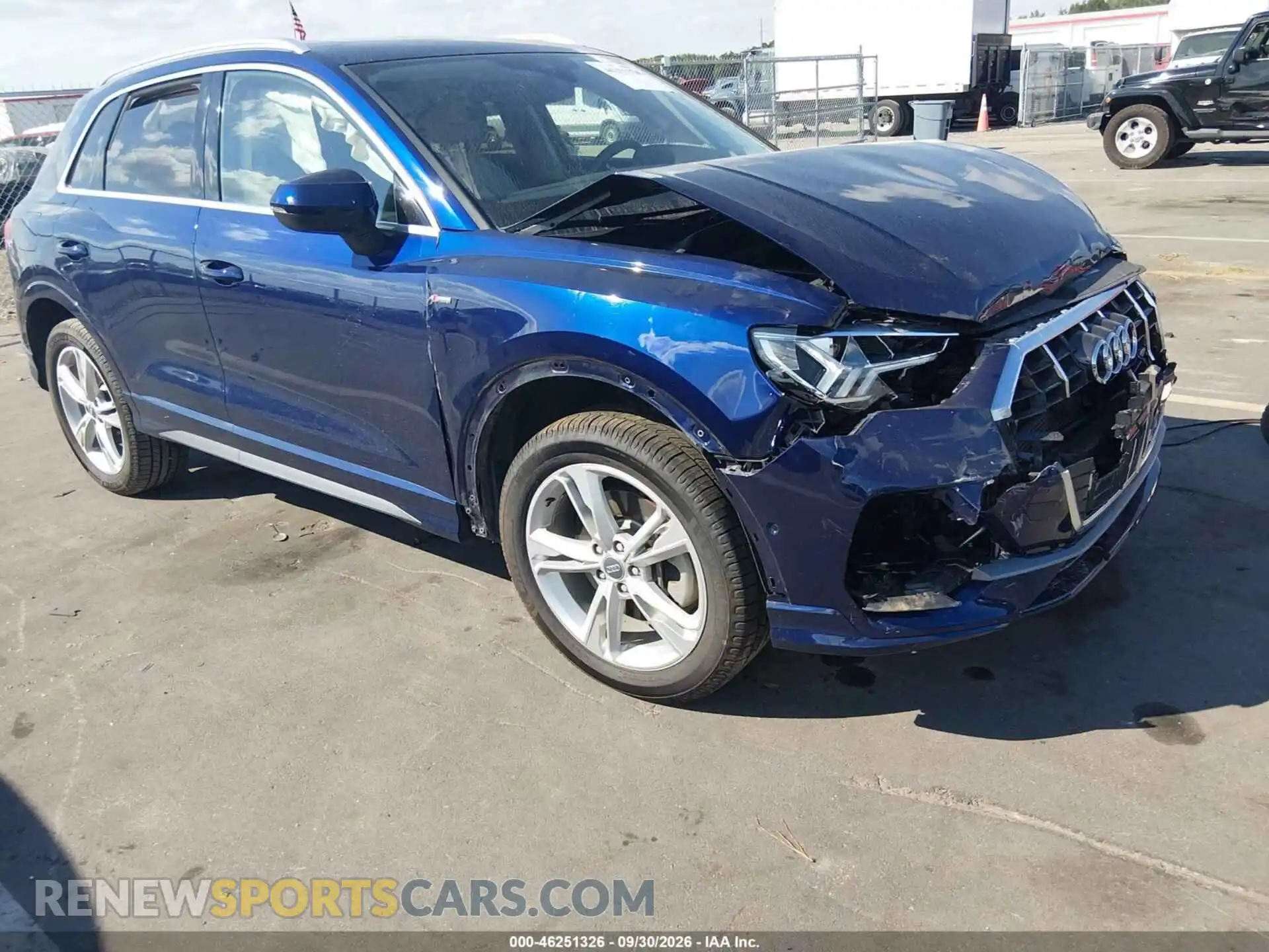 1 fotografías del automóvil dañado WA1EEDF39M1003327 AUDI Q3 2021