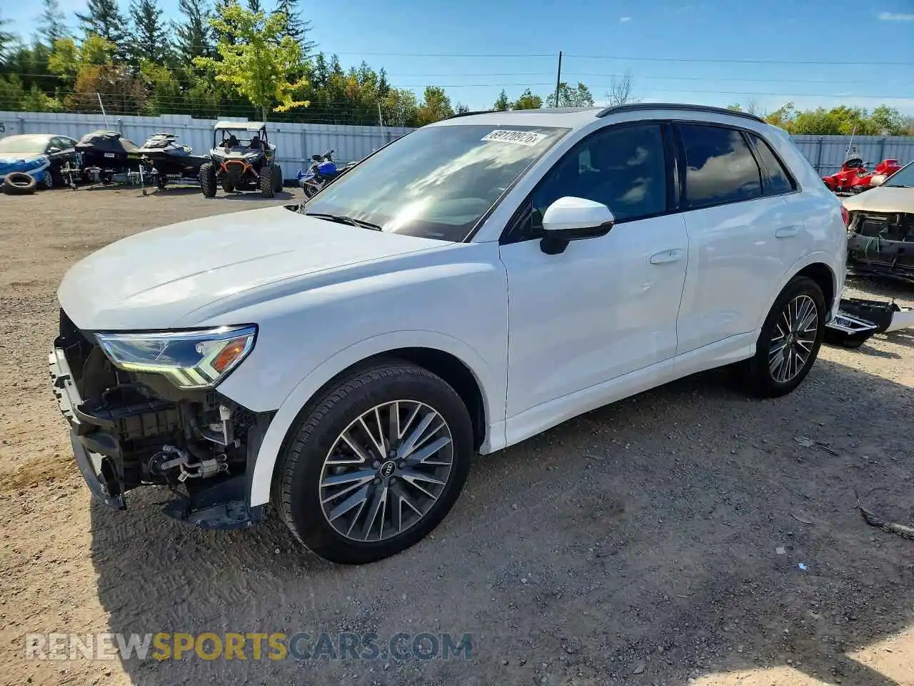 1 Photograph of a damaged car WA1AECF31N1128669 AUDI Q3 2022