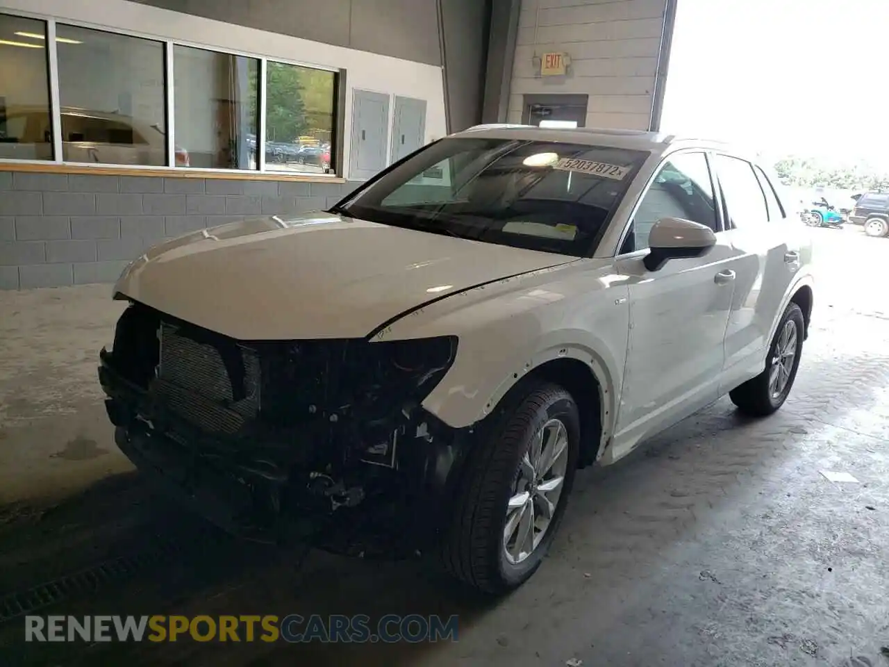 2 Photograph of a damaged car WA1DECF31N1053811 AUDI Q3 2022