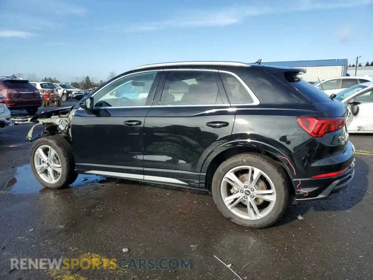 2 Photograph of a damaged car WA1DECF34N1074040 AUDI Q3 2022