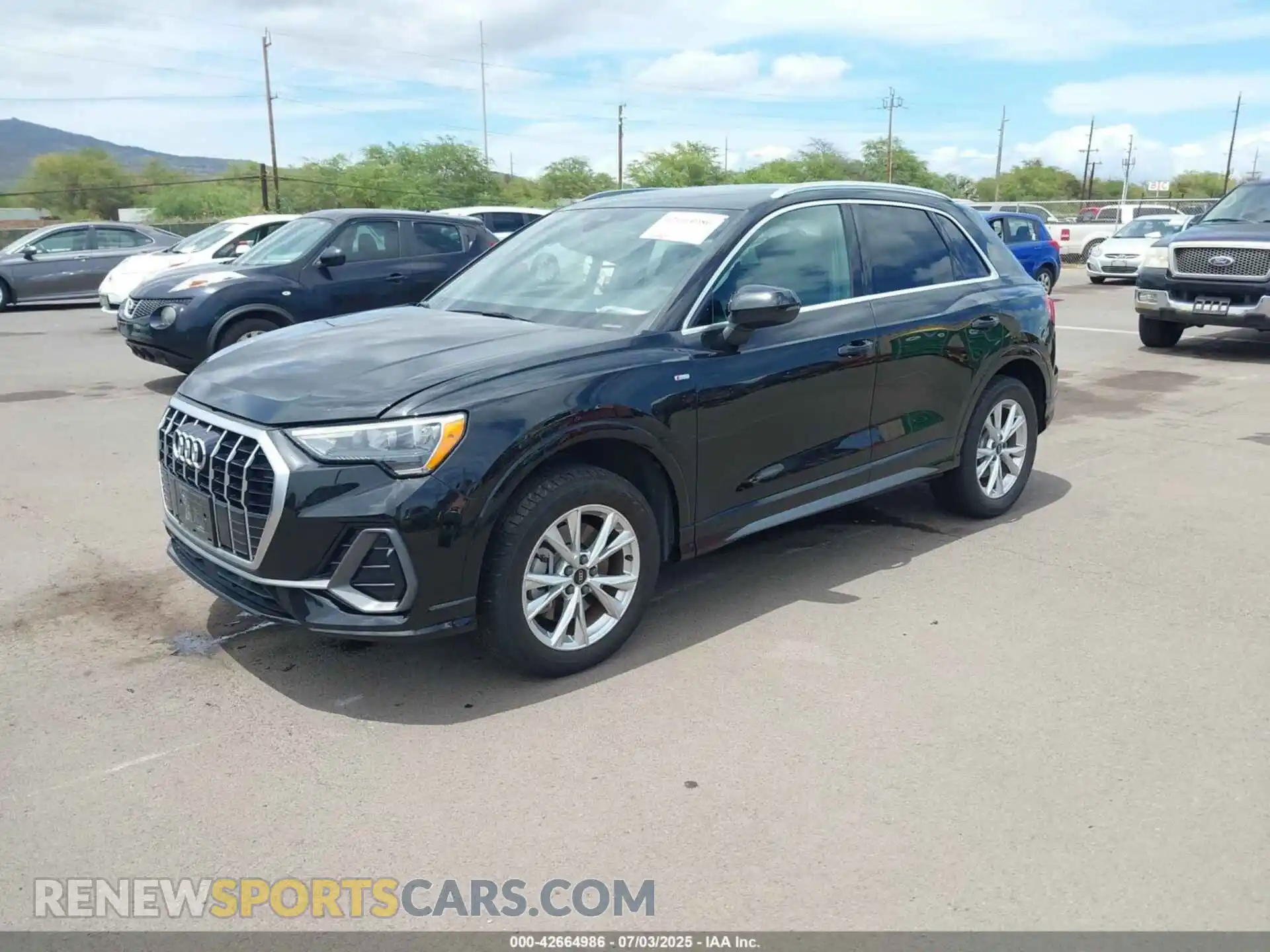 2 Photograph of a damaged car WA1DECF35N1022142 AUDI Q3 2022