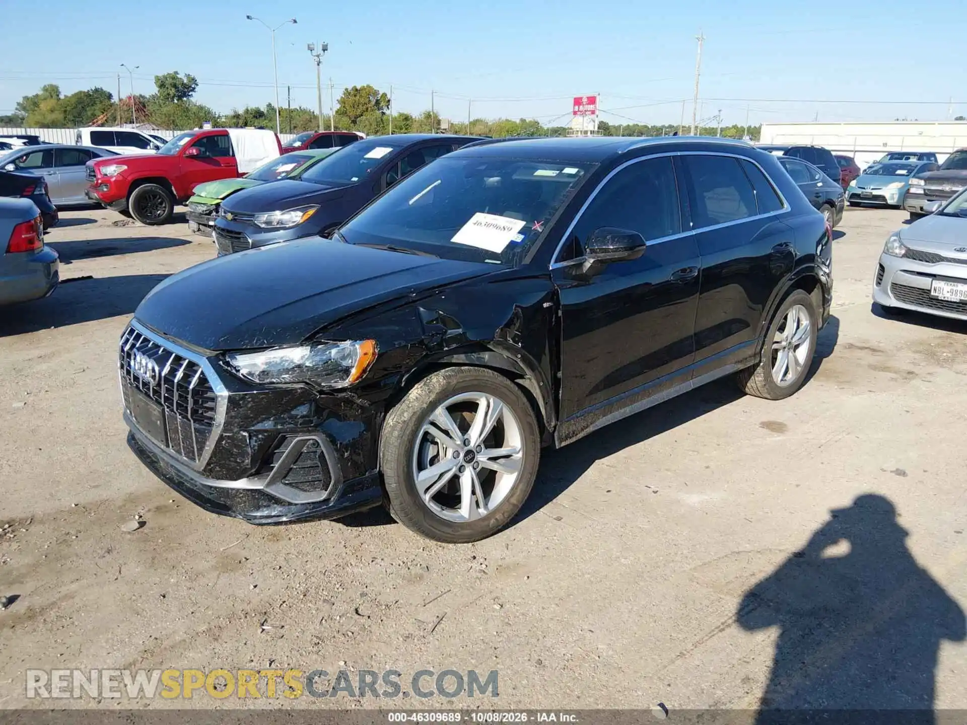 2 fotografías del automóvil dañado WA1DECF37N1142850 AUDI Q3 2022