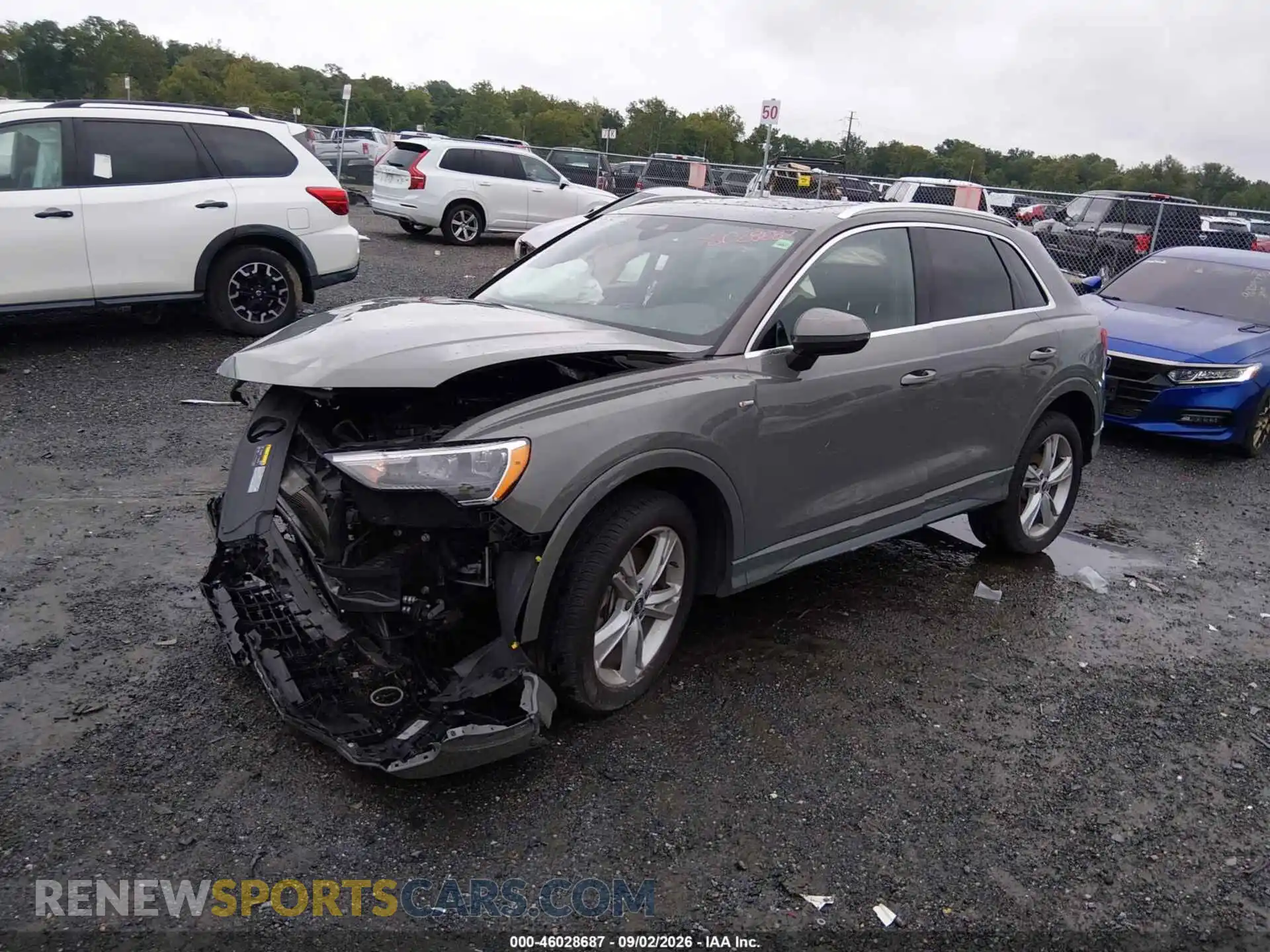 2 Photograph of a damaged car WA1DECF38N1060951 AUDI Q3 2022