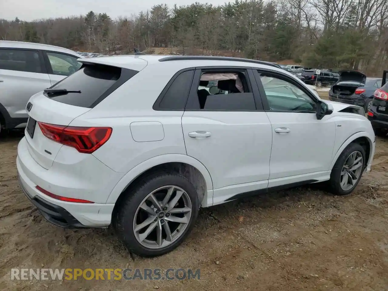 3 fotografías del automóvil dañado WA1EECF30N1148767 AUDI Q3 2022