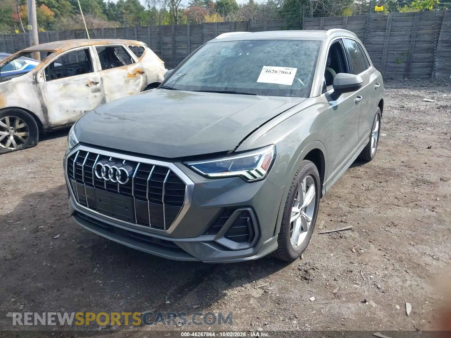 2 Photograph of a damaged car WA1EECF32N1021115 AUDI Q3 2022
