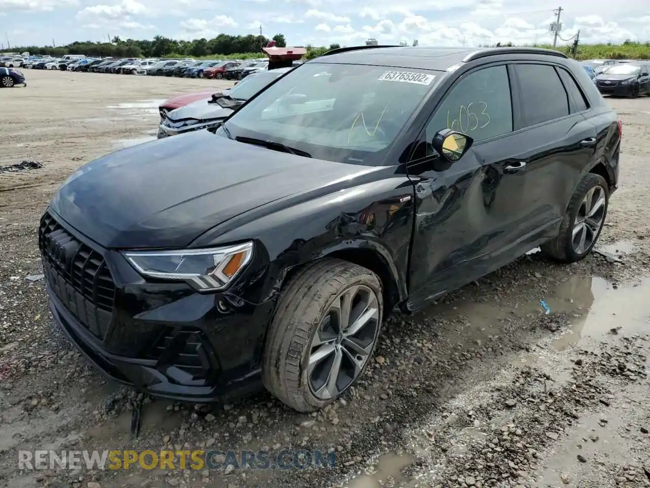 2 Photograph of a damaged car WA1EECF32N1127502 AUDI Q3 2022