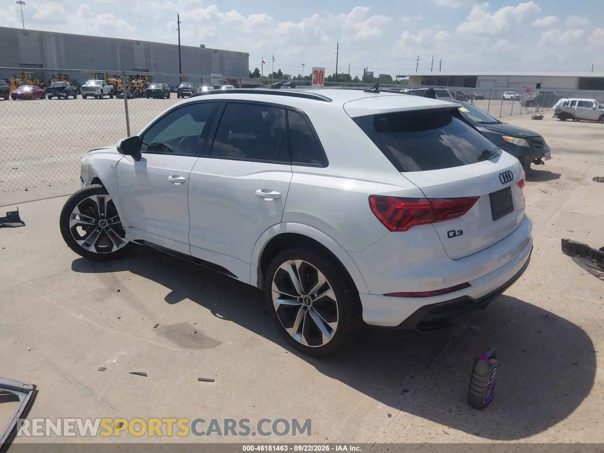 3 fotografías del automóvil dañado WA1EECF33N1008440 AUDI Q3 2022