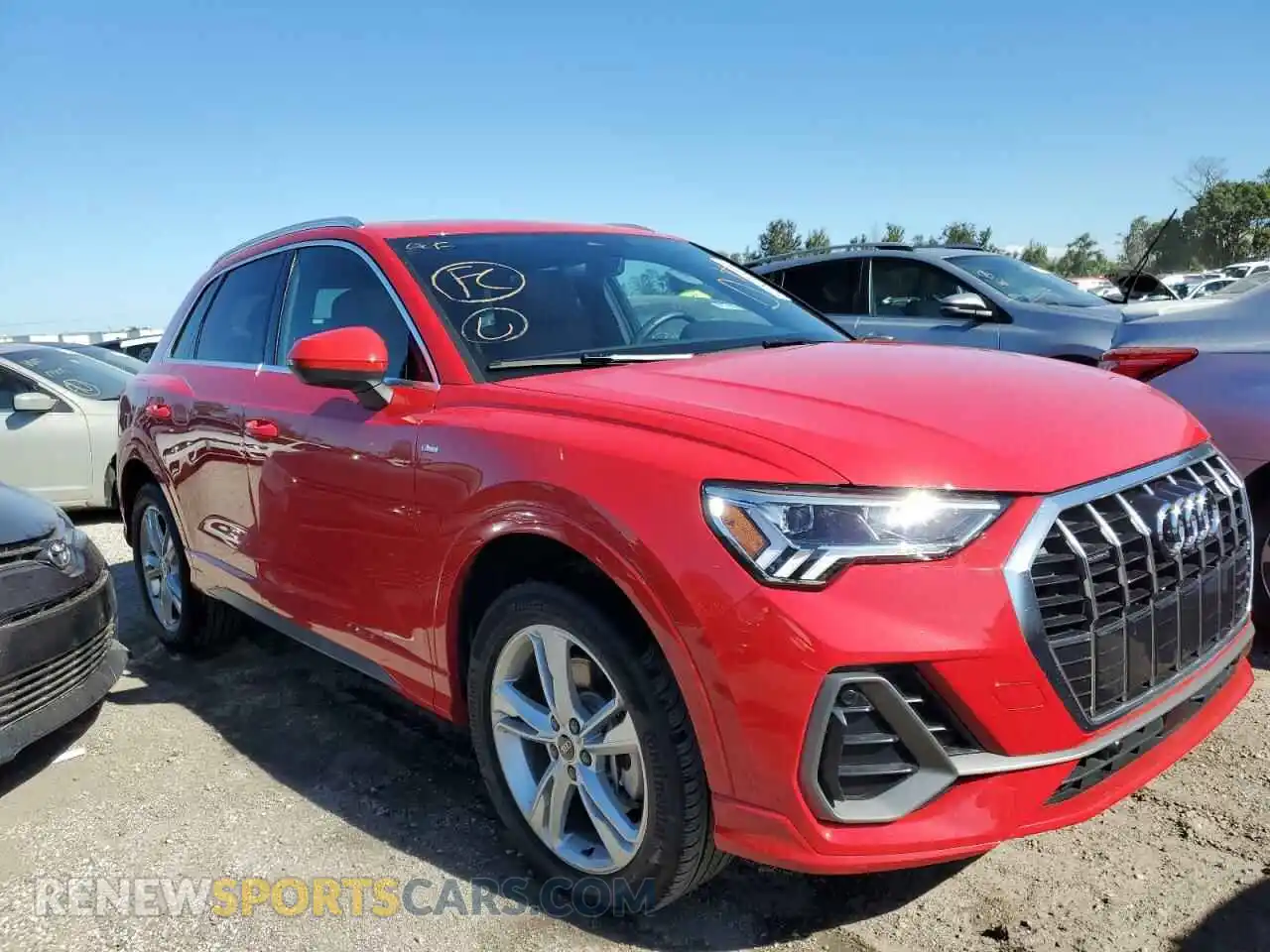 1 Photograph of a damaged car WA1EECF34N1034416 AUDI Q3 2022