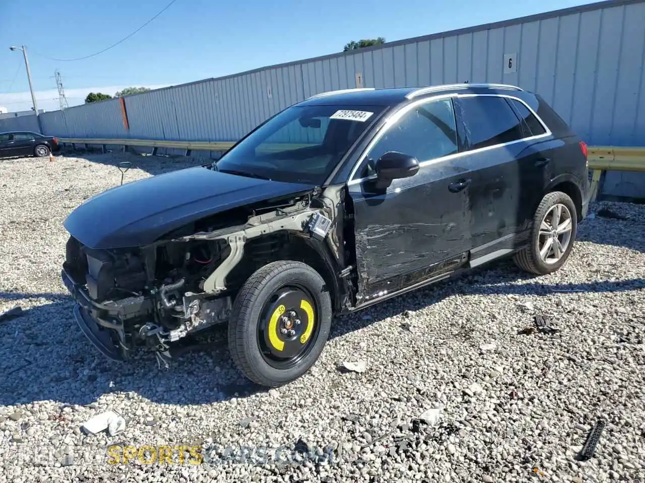 1 Photograph of a damaged car WA1EECF34N1048154 AUDI Q3 2022