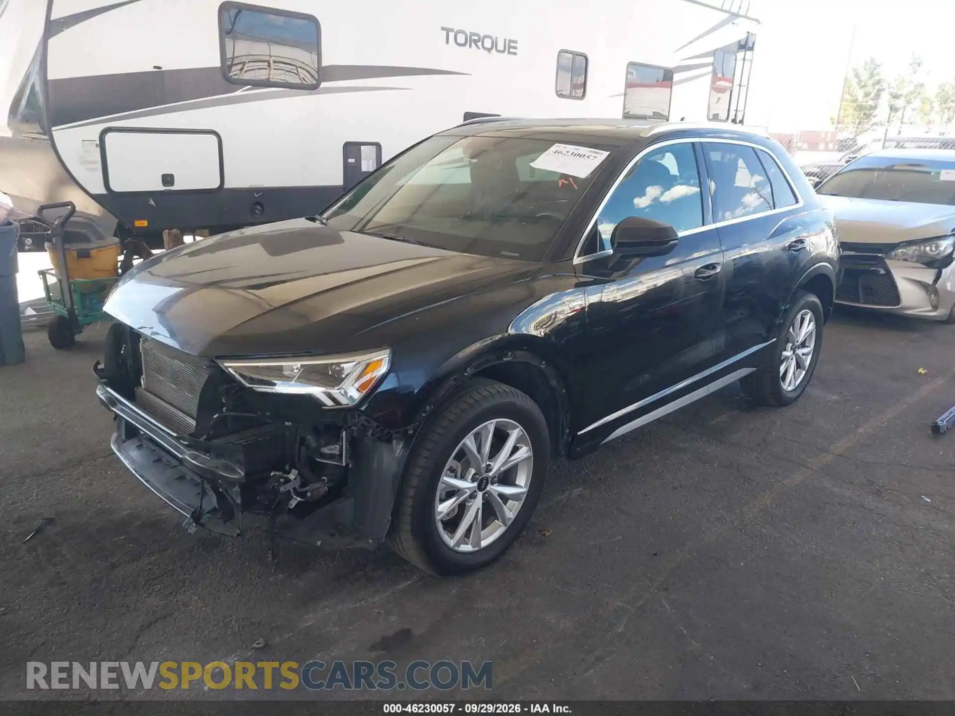 2 Photograph of a damaged car WA1EECF35N1068624 AUDI Q3 2022