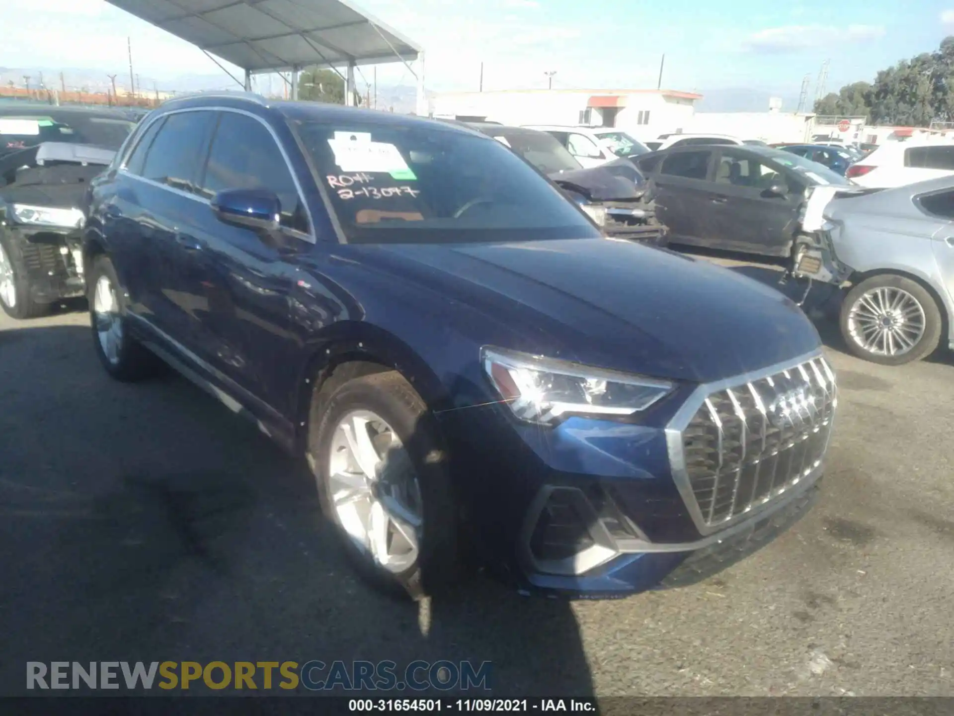 1 Photograph of a damaged car WA1EECF36N1004110 AUDI Q3 2022