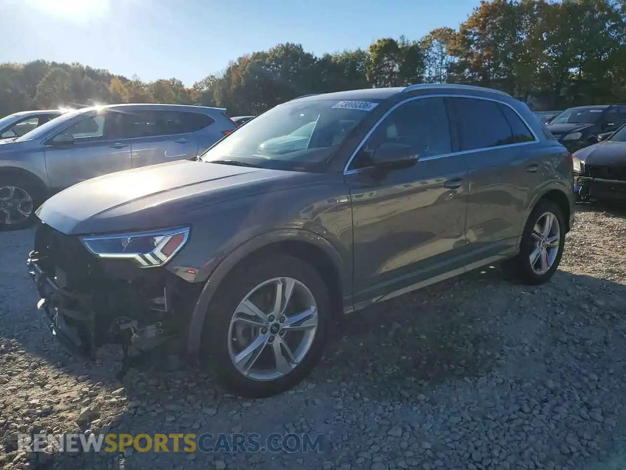 1 Фотография поврежденного автомобиля WA1EECF36N1005564 AUDI Q3 2022