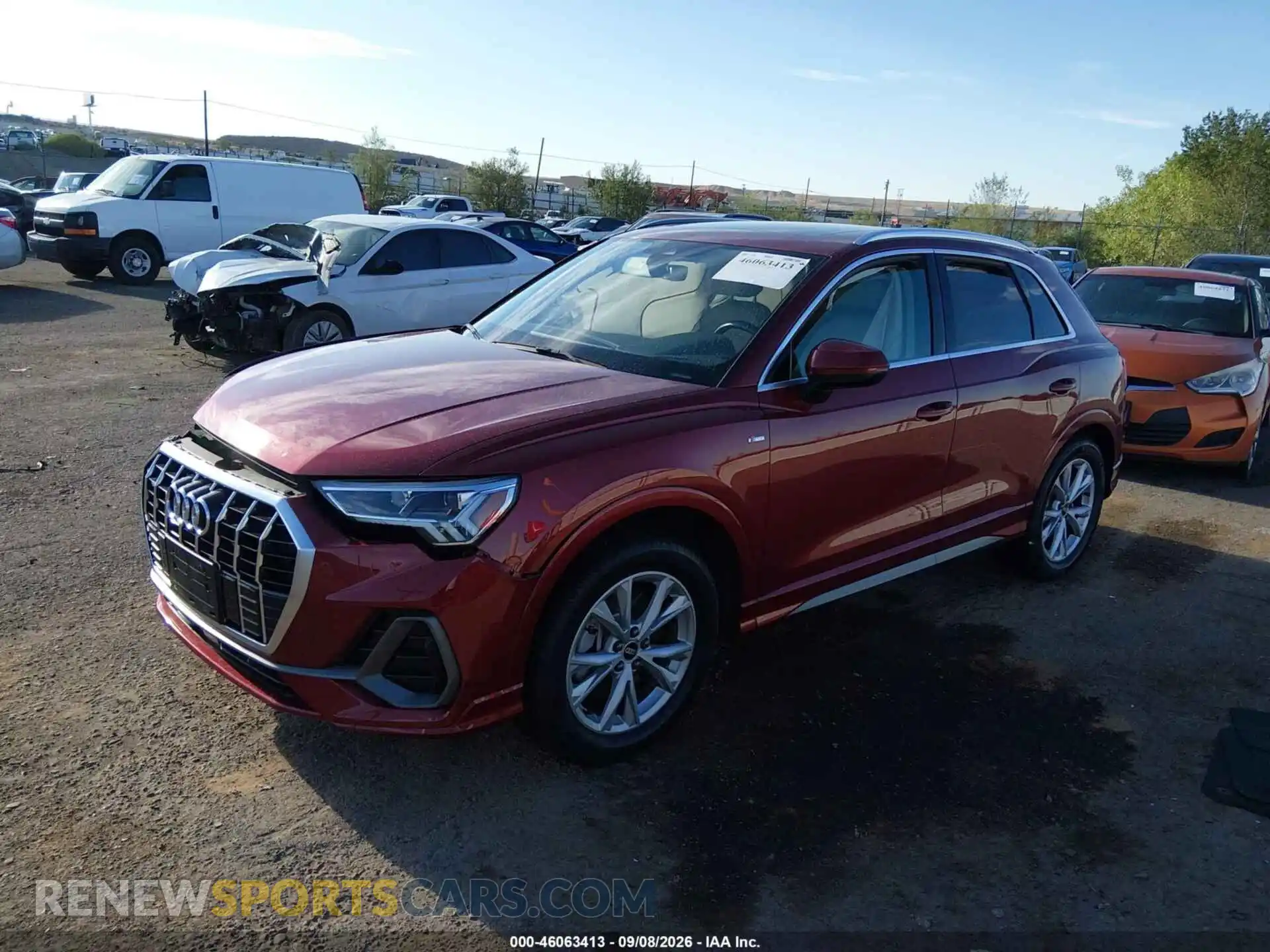 2 Photograph of a damaged car WA1EECF36N1062086 AUDI Q3 2022