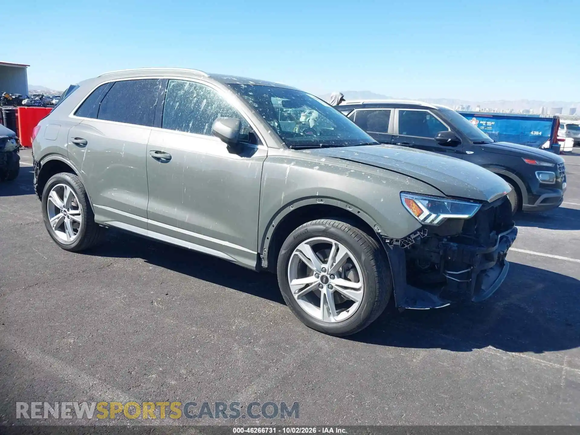 1 Photograph of a damaged car WA1EECF38N1027159 AUDI Q3 2022