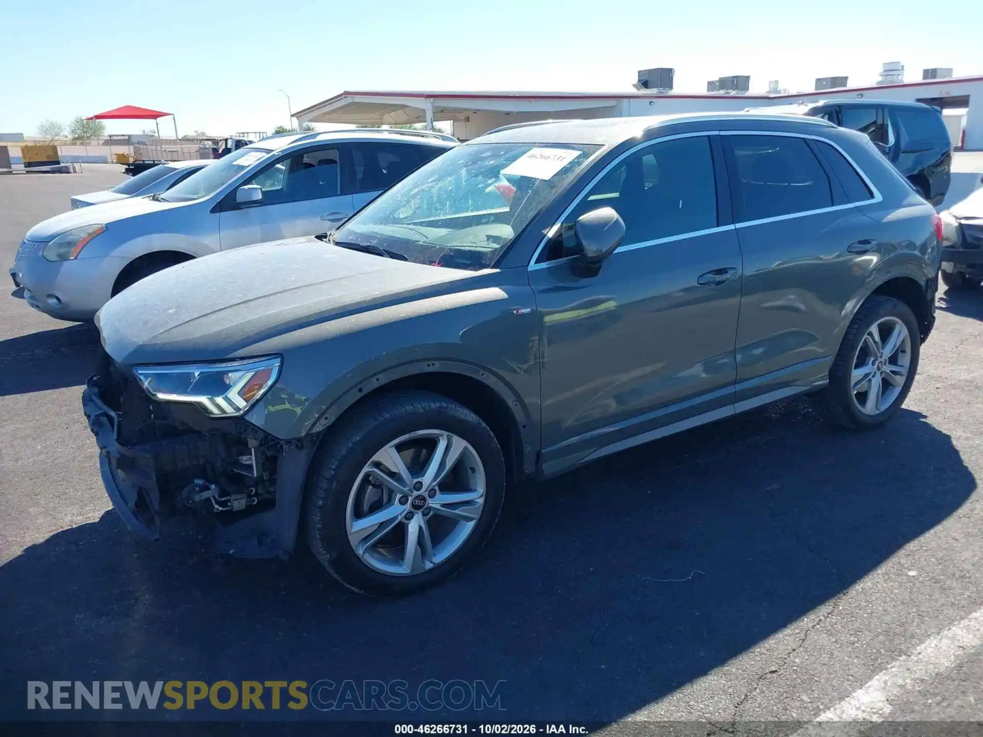 2 Photograph of a damaged car WA1EECF38N1027159 AUDI Q3 2022