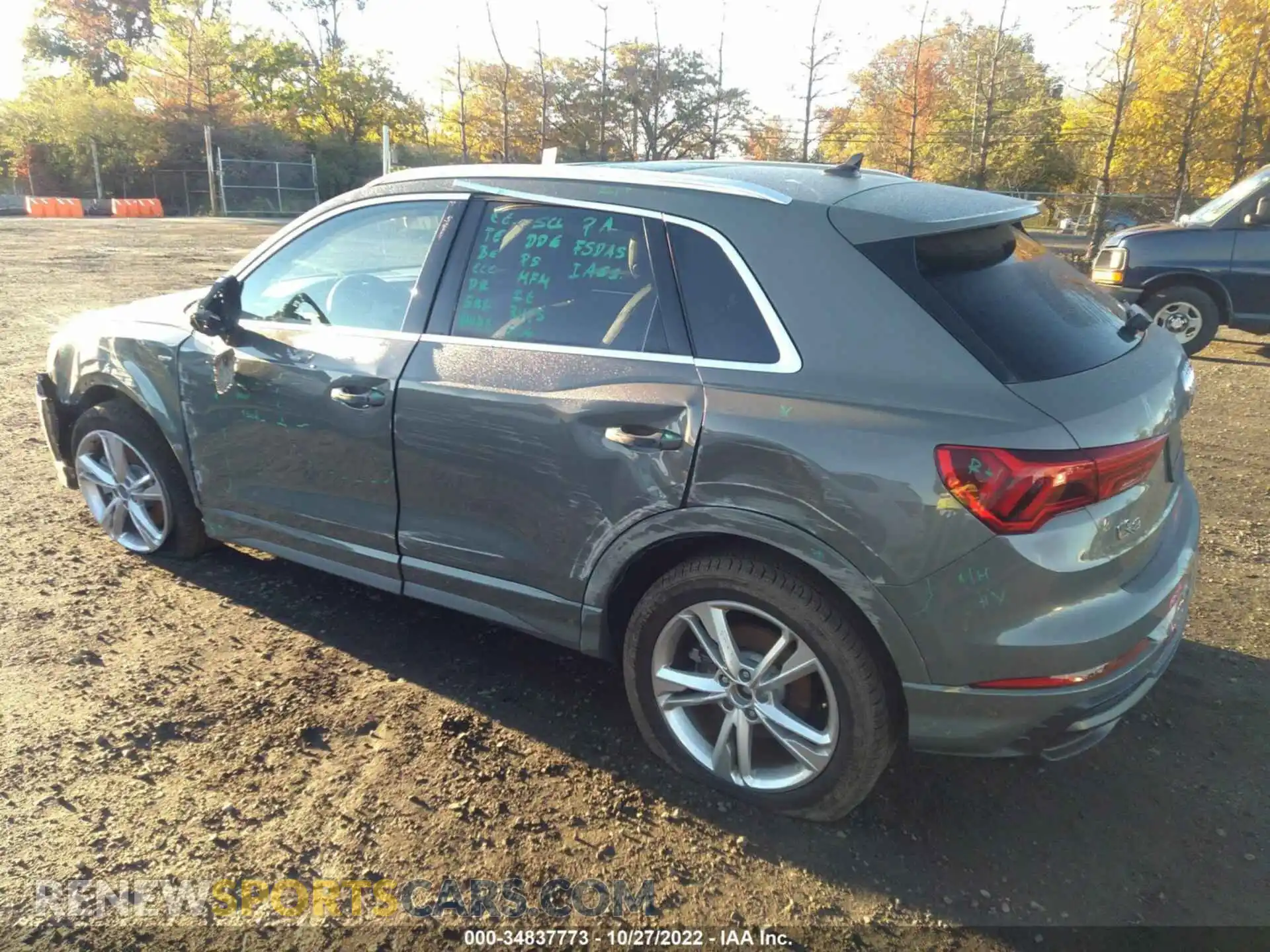 3 Photograph of a damaged car WA1EECF38N1079780 AUDI Q3 2022