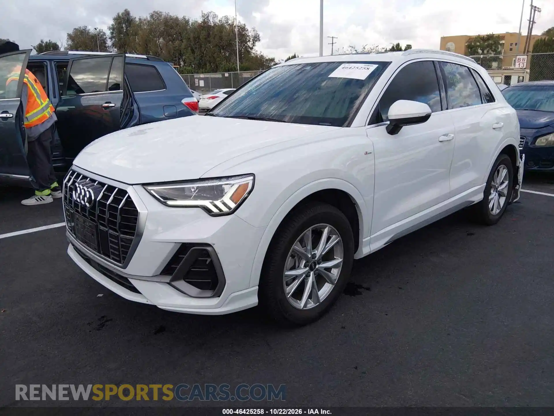 2 Фотография поврежденного автомобиля WA1EECF38N1129920 AUDI Q3 2022