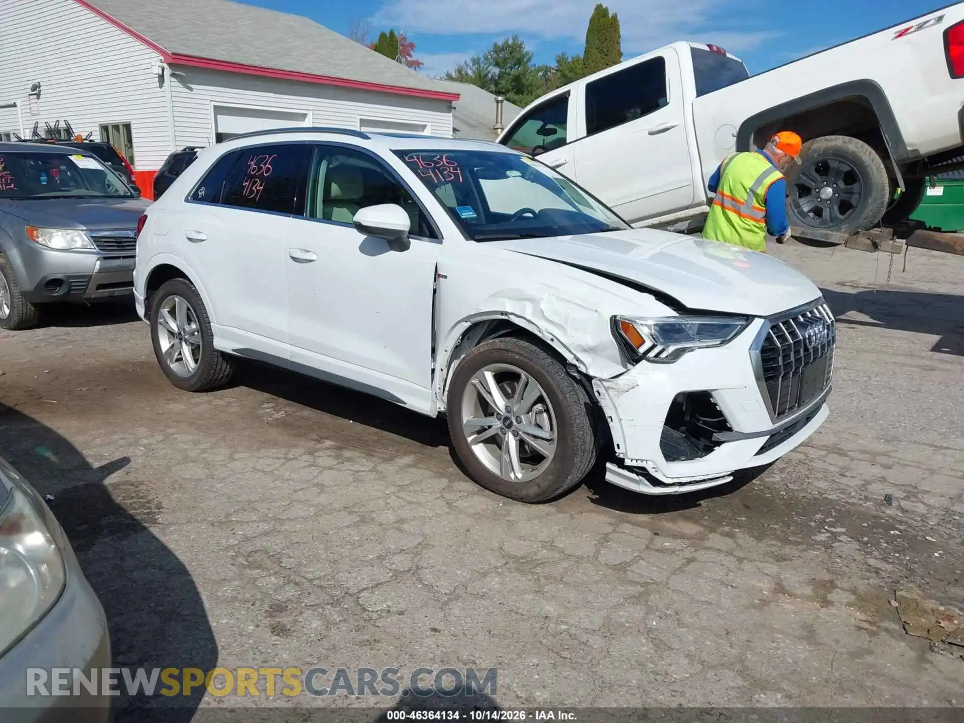 1 Photograph of a damaged car WA1EECF39N1084552 AUDI Q3 2022