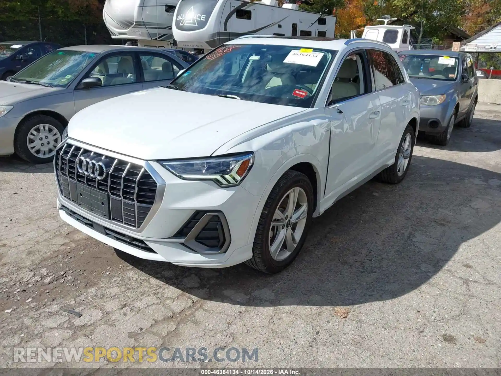 2 Photograph of a damaged car WA1EECF39N1084552 AUDI Q3 2022