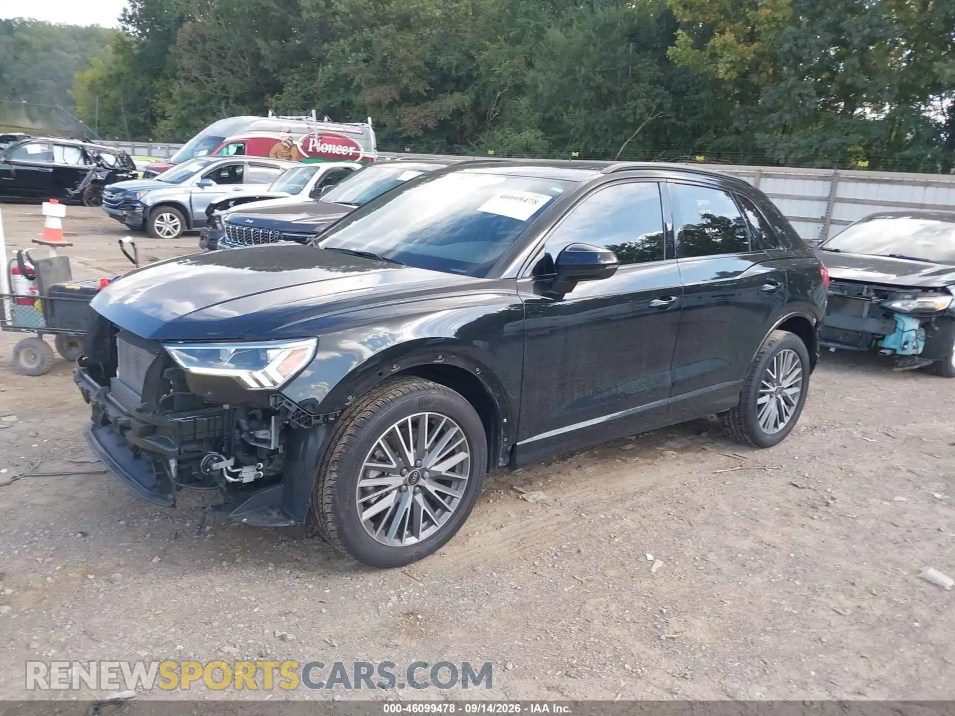 2 Photograph of a damaged car WA1AUCF3XP1124495 AUDI Q3 2023