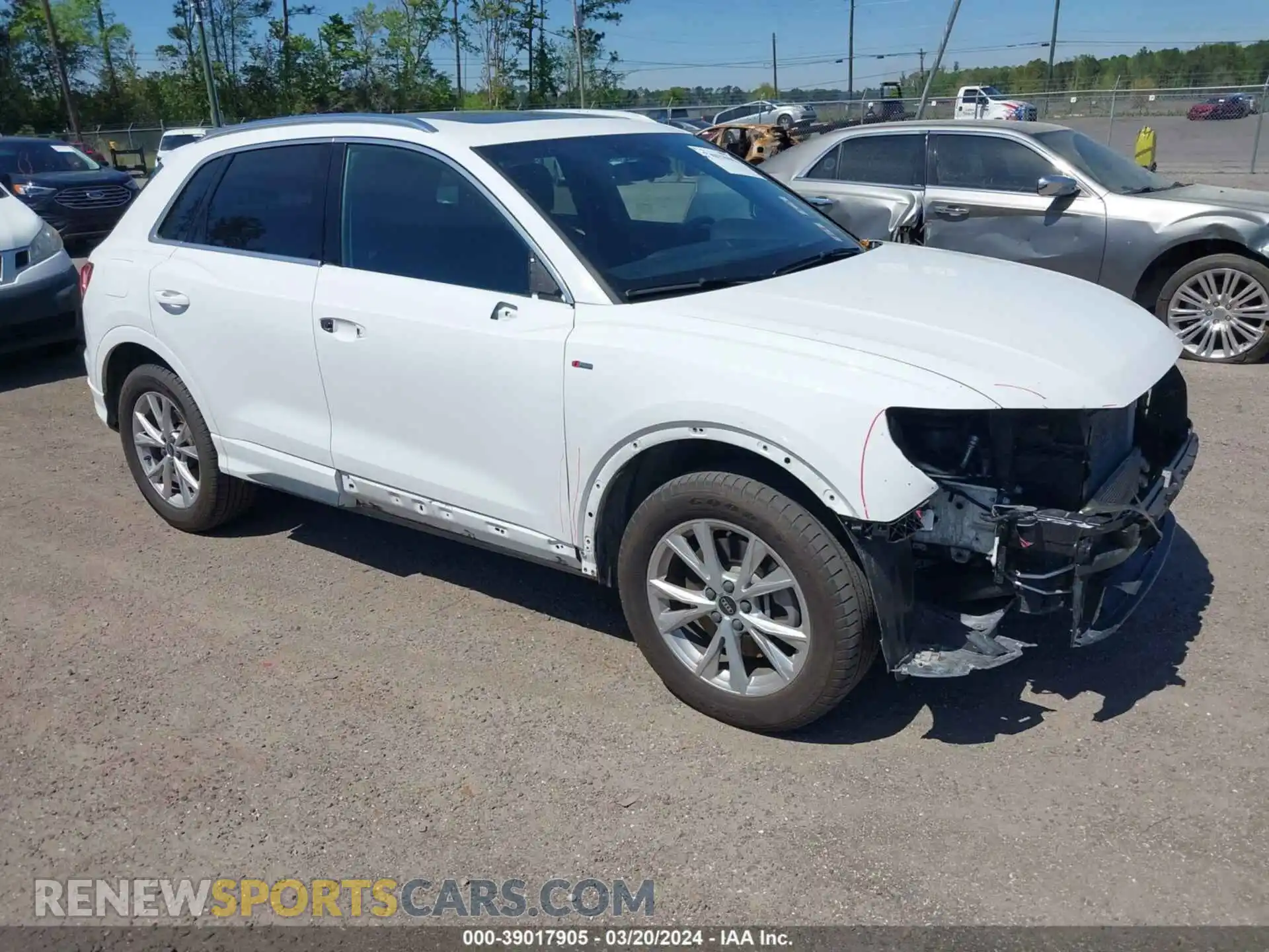 1 fotografías del automóvil dañado WA1DECF31P1045288 AUDI Q3 2023