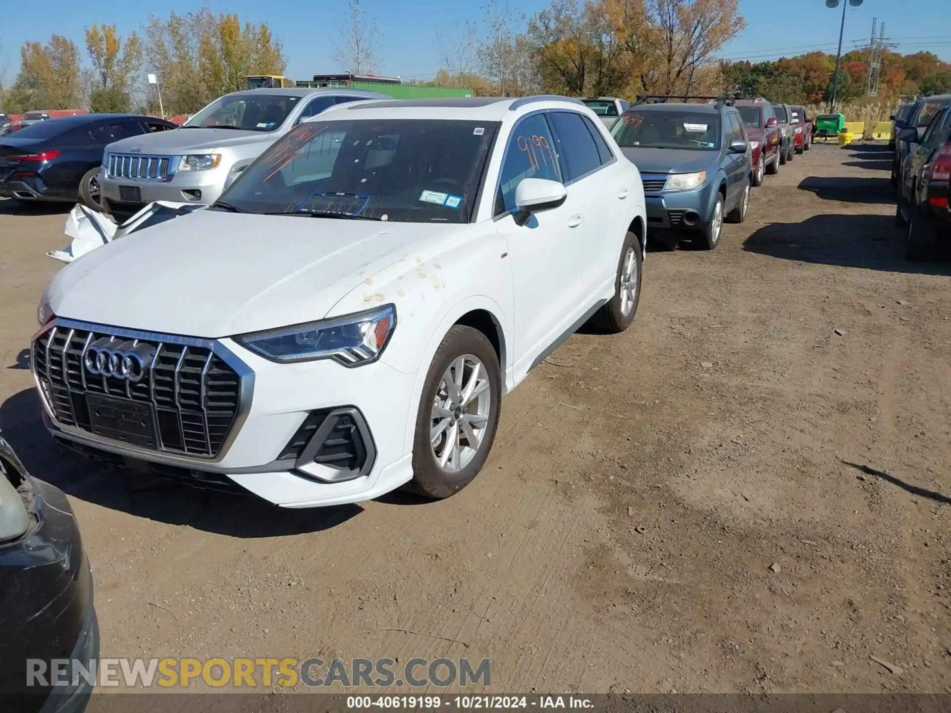 2 Photograph of a damaged car WA1DECF33P1148261 AUDI Q3 2023