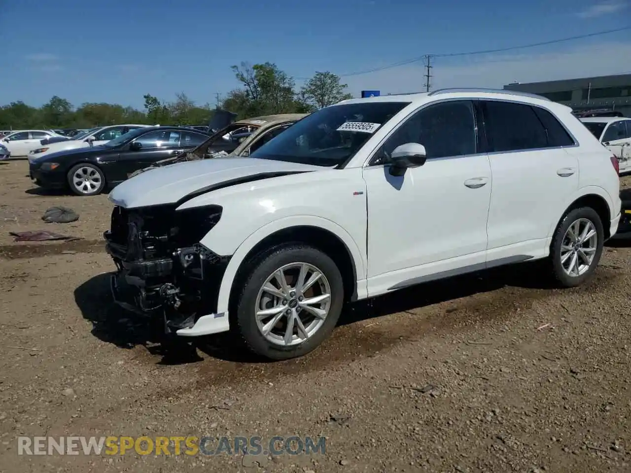 1 Photograph of a damaged car WA1DECF34P1049951 AUDI Q3 2023