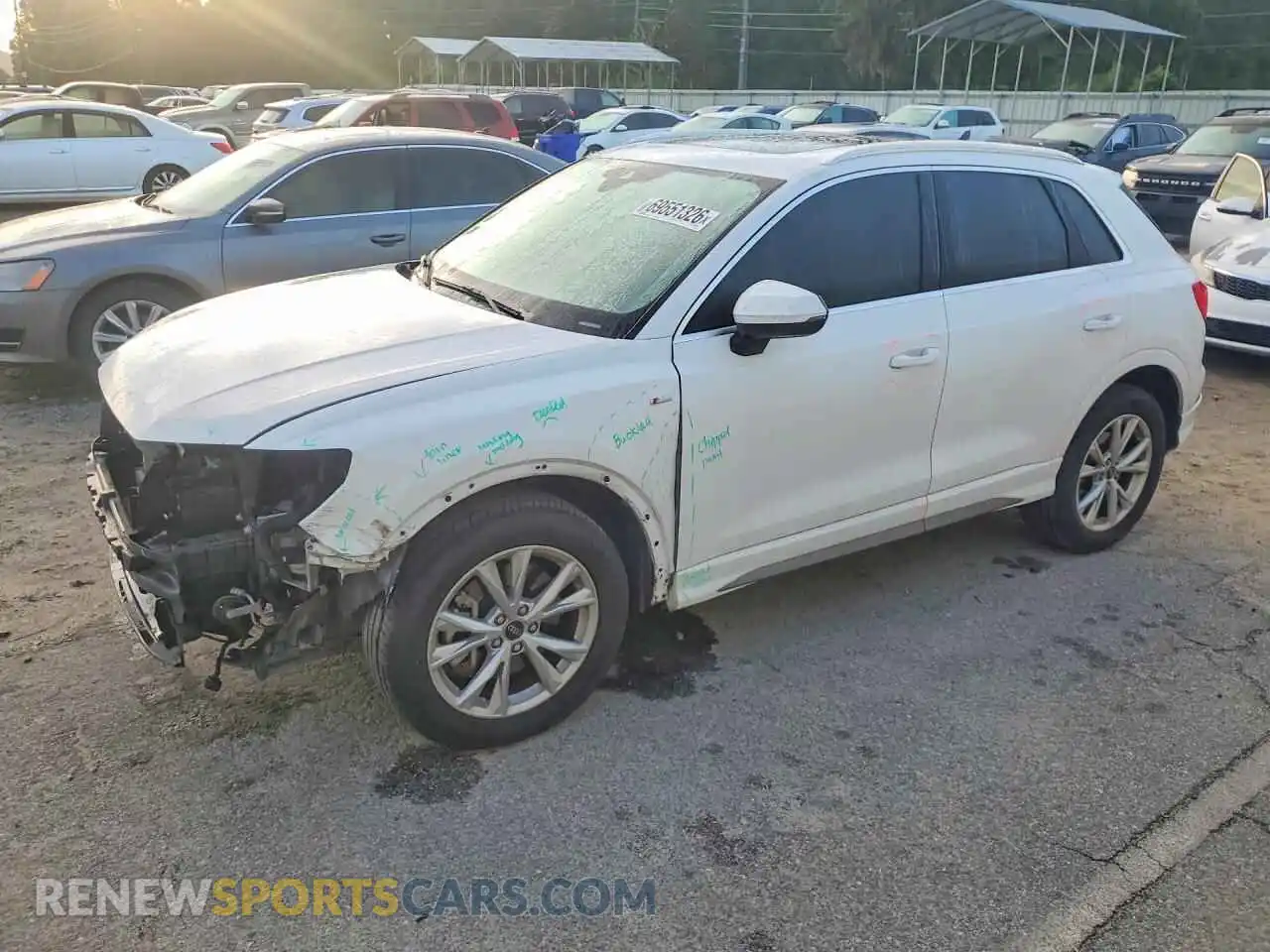 1 fotografías del automóvil dañado WA1DECF35P1088712 AUDI Q3 2023