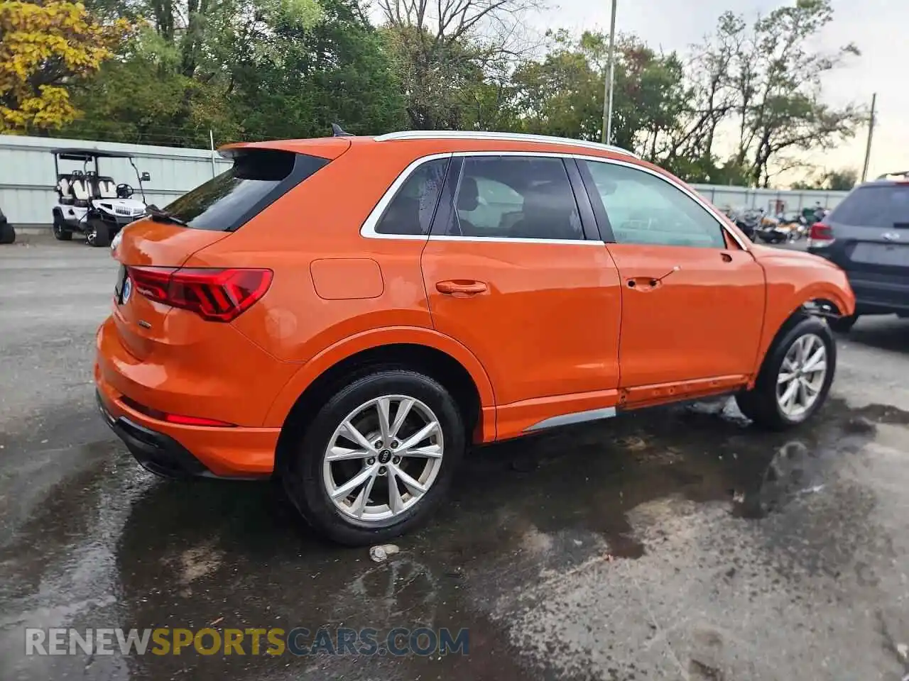 3 fotografías del automóvil dañado WA1DECF35P1106822 AUDI Q3 2023