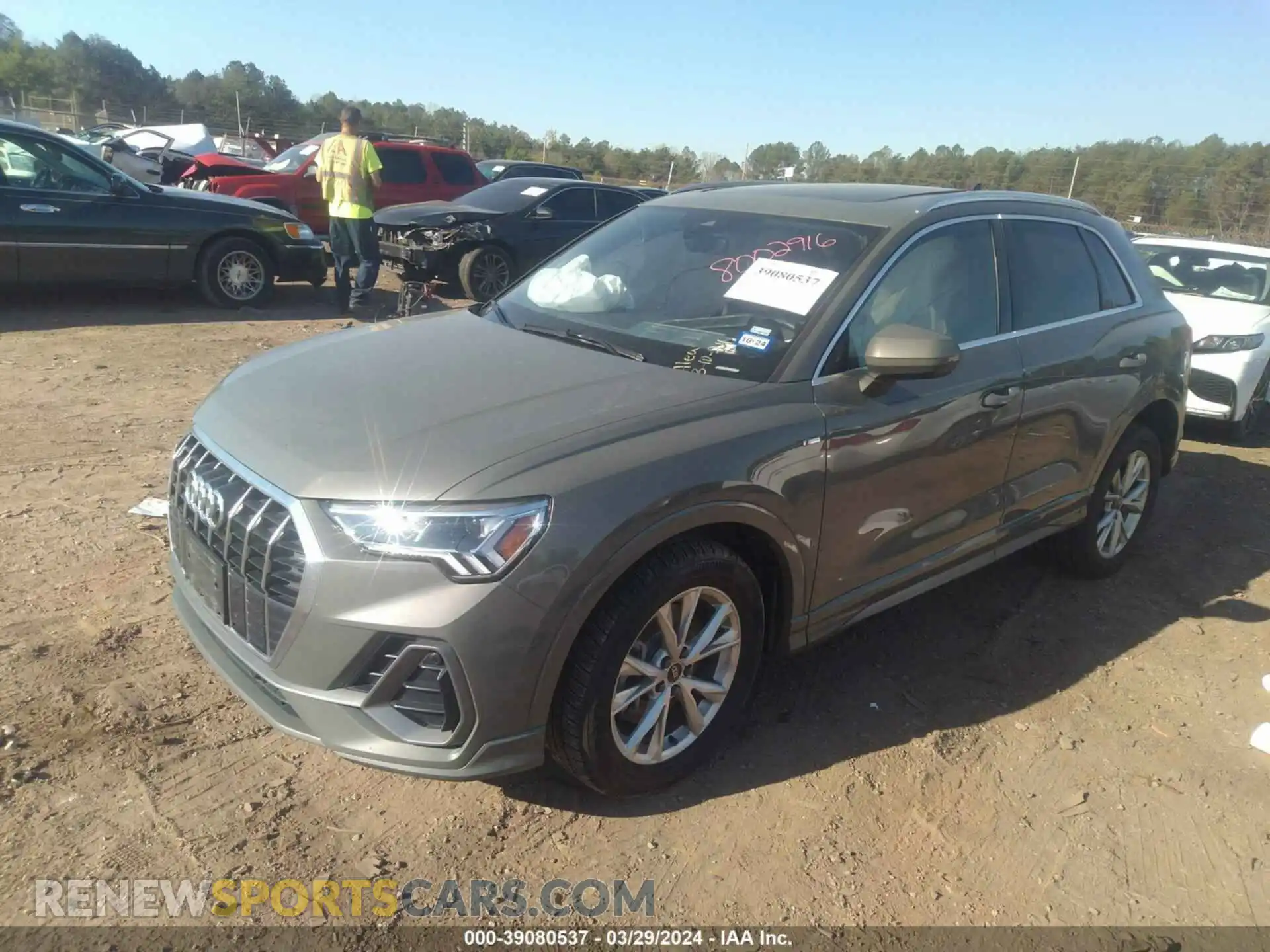2 Photograph of a damaged car WA1DECF36P1037445 AUDI Q3 2023