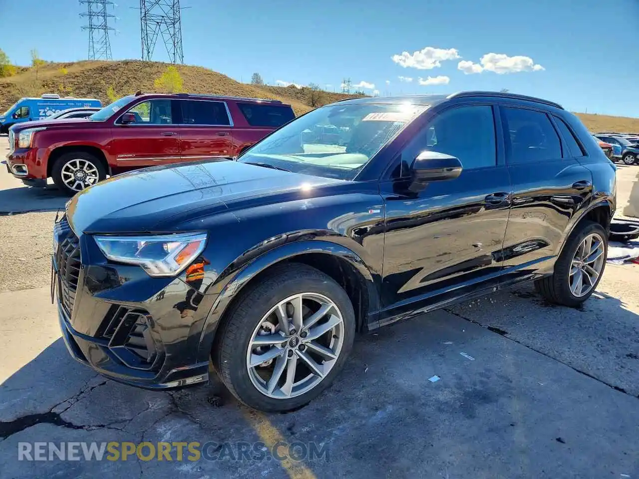 1 Photograph of a damaged car WA1DECF36P1050504 AUDI Q3 2023