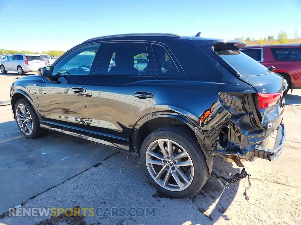 2 Photograph of a damaged car WA1DECF36P1050504 AUDI Q3 2023