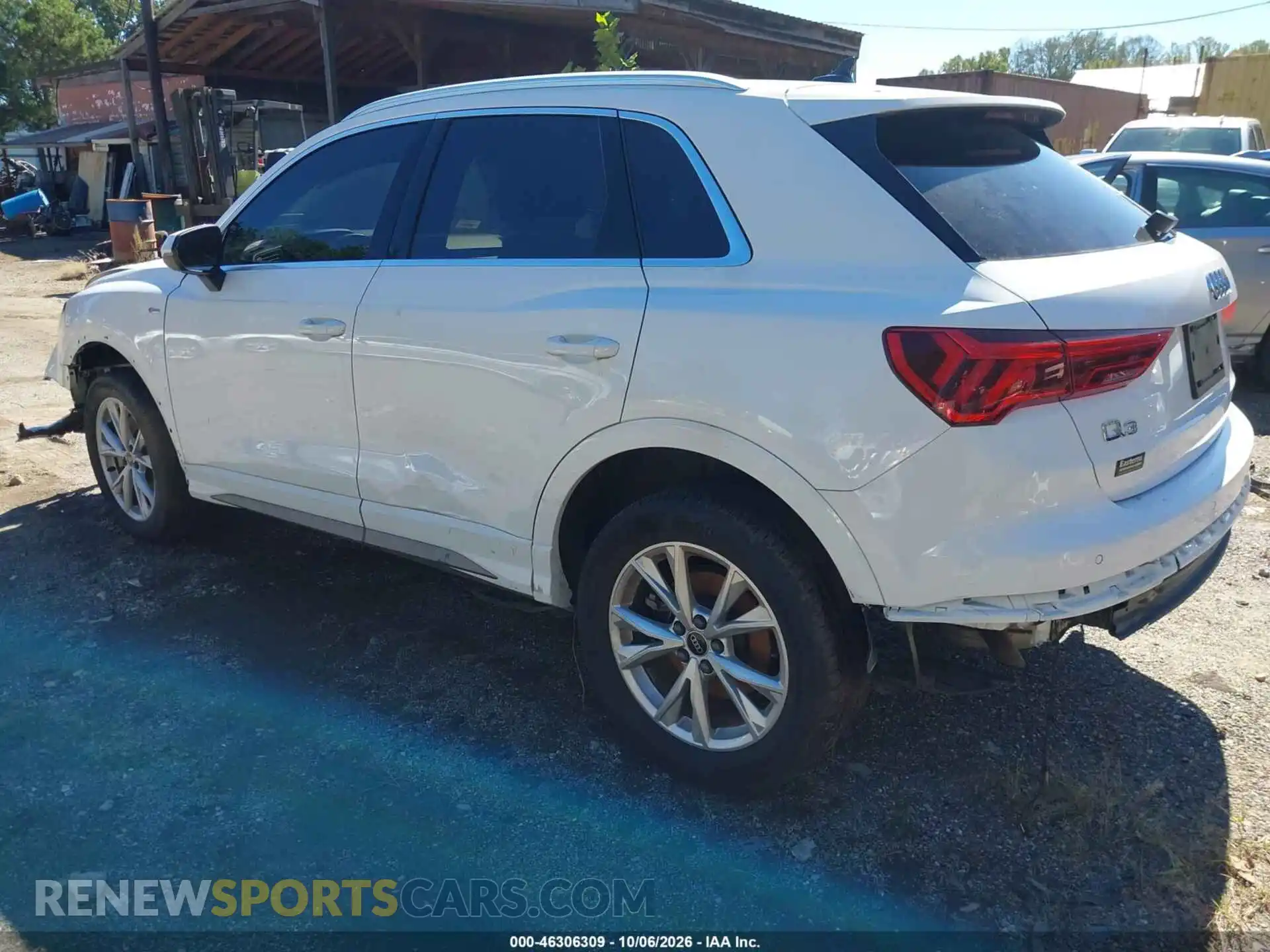 3 fotografías del automóvil dañado WA1DECF39P1144036 AUDI Q3 2023